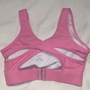 NVGTN pink sports bra. Worn once. Size medium